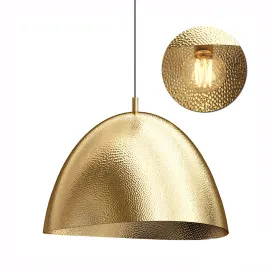 Hammered Metal Pendant
